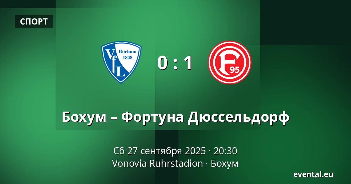 Бохум – Фортуна Дюссельдорф — Vonovia Ruhrstadion, Бохум