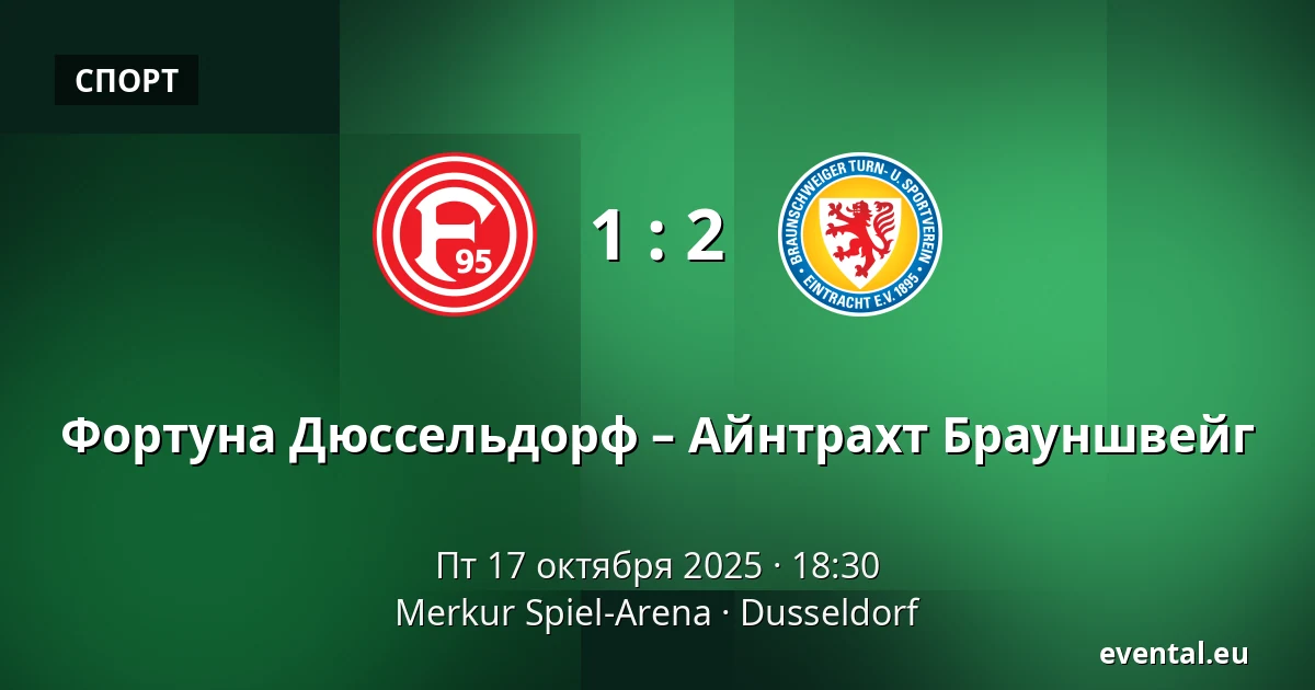 Фортуна Дюссельдорф – Айнтрахт Брауншвейг — Merkur Spiel-Arena, Dusseldorf
