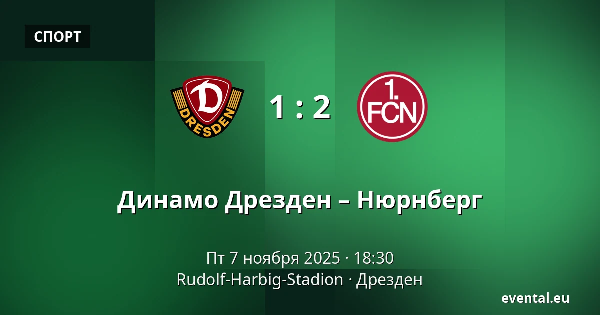 Динамо Дрезден – Нюрнберг — Rudolf-Harbig-Stadion, Дрезден