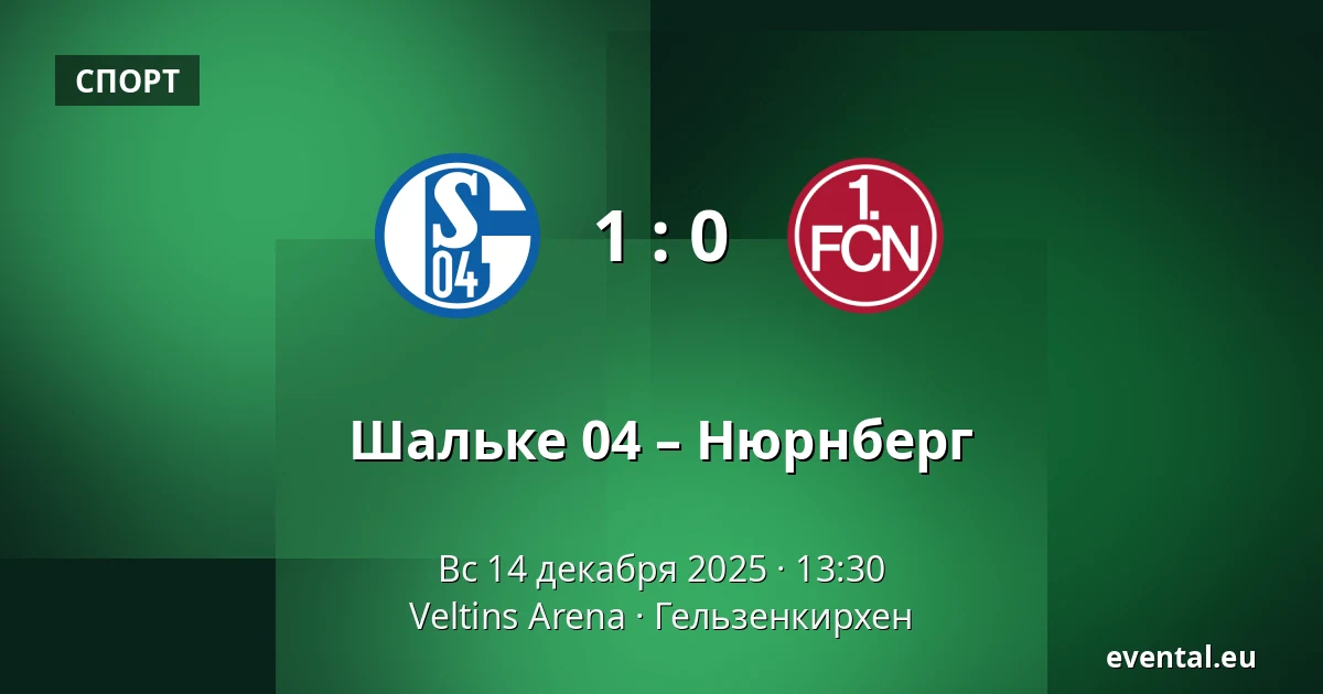 Шальке 04 – Нюрнберг — Veltins Arena, Гельзенкирхен