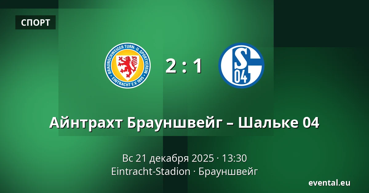 Айнтрахт Брауншвейг – Шальке 04 — Eintracht-Stadion, Брауншвейг