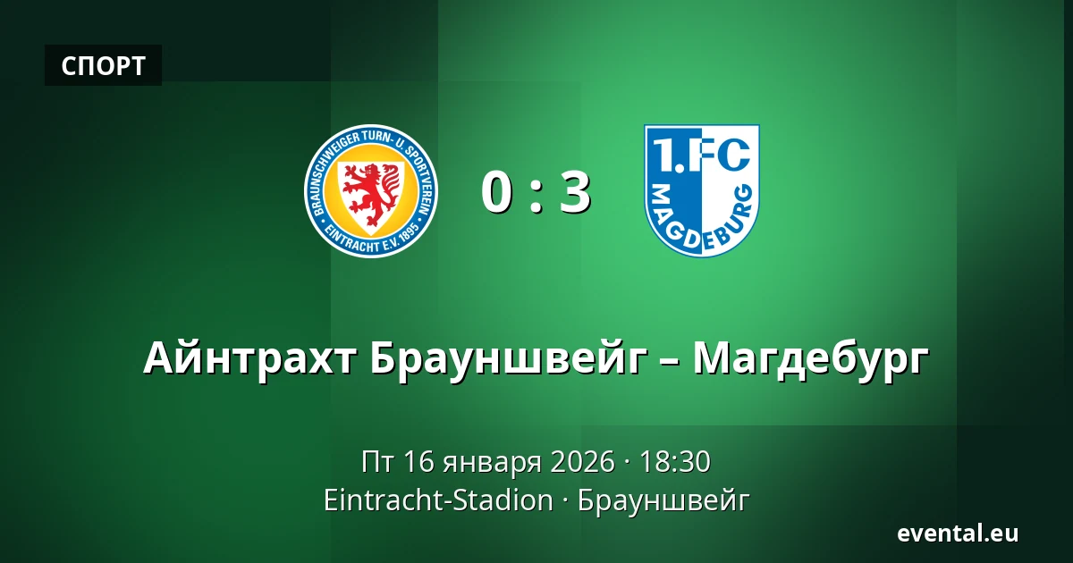 Айнтрахт Брауншвейг – Магдебург — Eintracht-Stadion, Брауншвейг