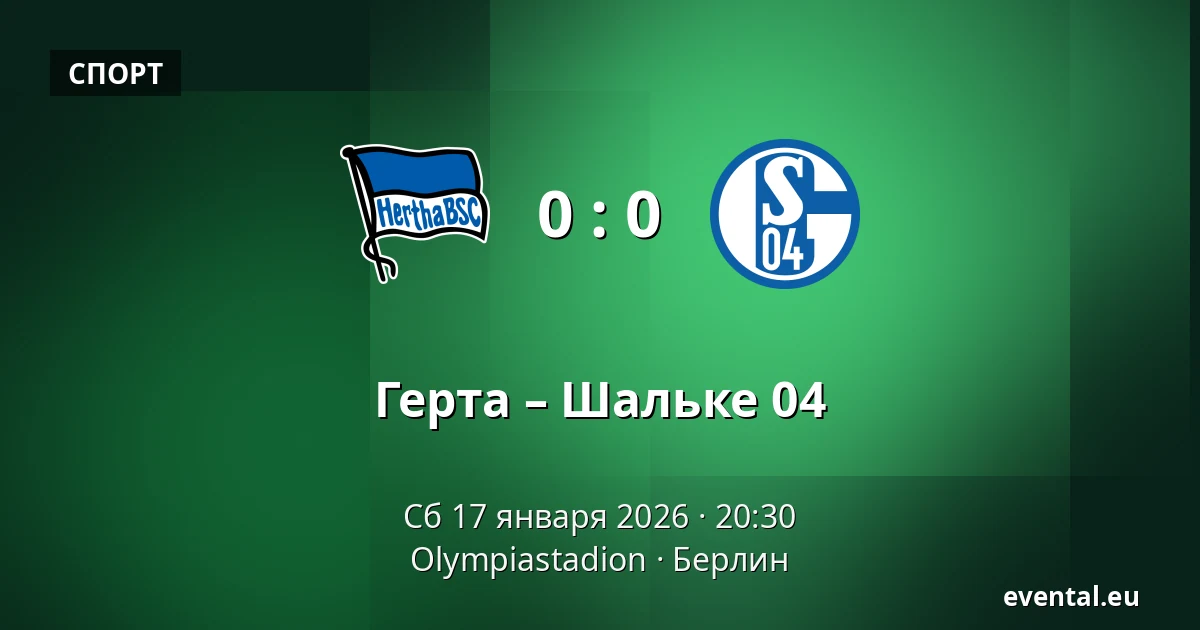 Герта – Шальке 04 — Olympiastadion, Берлин