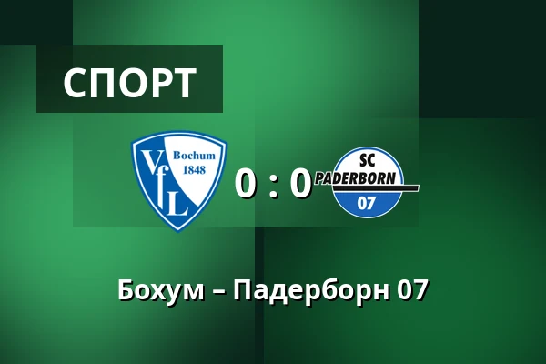 Бохум – Падерборн 07 — Vonovia Ruhrstadion, Бохум