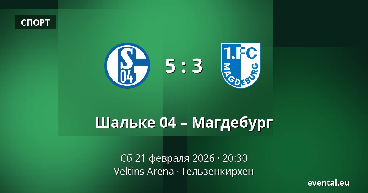 Шальке 04 – Магдебург — Veltins Arena, Гельзенкирхен