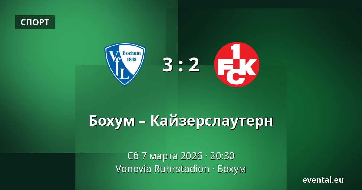 Бохум – Кайзерслаутерн — Vonovia Ruhrstadion, Бохум