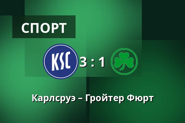 Карлсруэ – Гройтер Фюрт — BBBank Wildpark, Карлсруэ