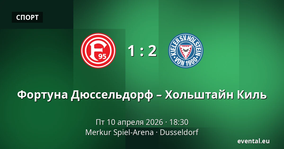 Фортуна Дюссельдорф – Хольштайн Киль — Merkur Spiel-Arena, Dusseldorf