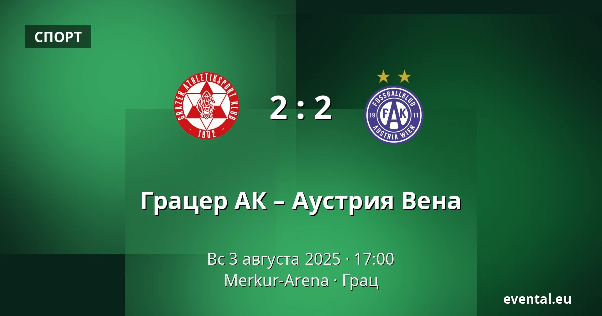 Грацер АК – Аустрия Вена — Merkur-Arena, Грац
