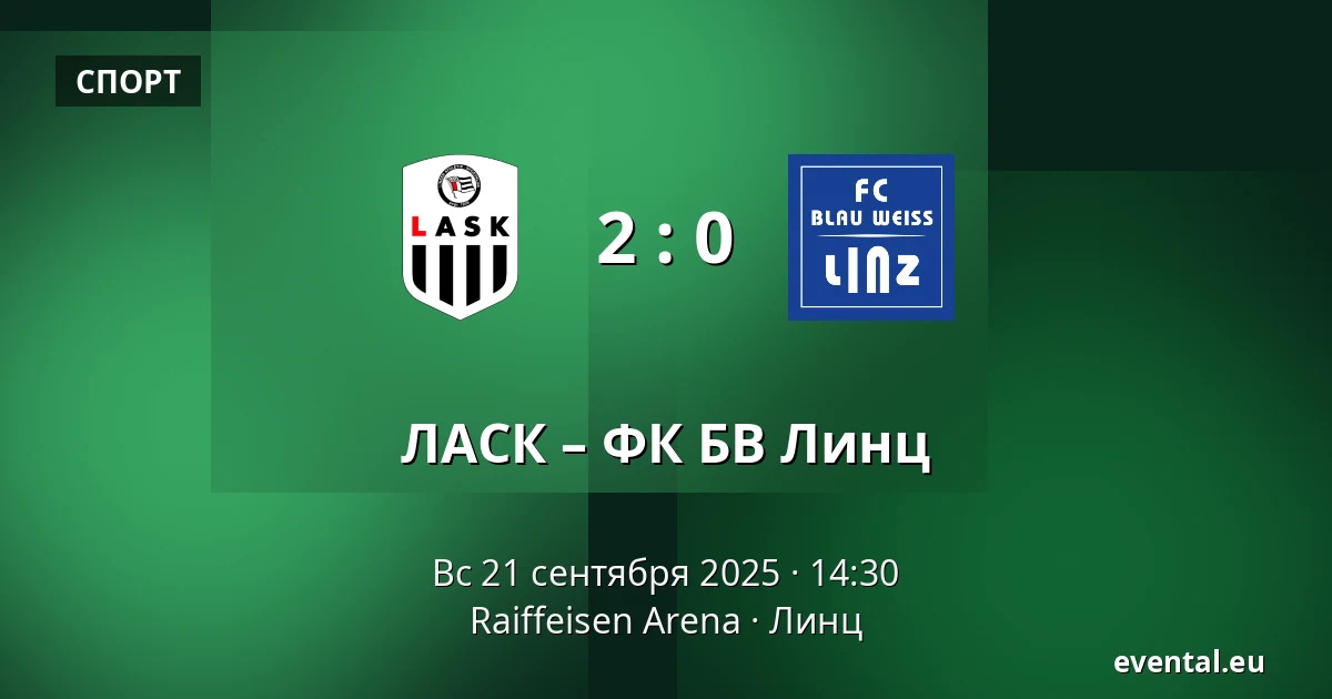 ЛАСК – ФК БВ Линц — Raiffeisen Arena, Линц