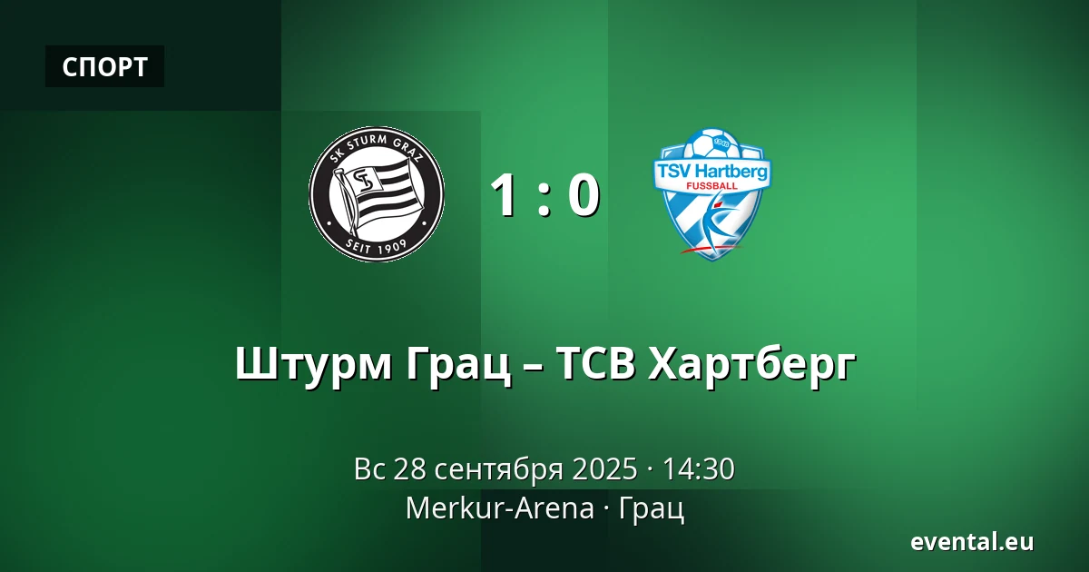 Штурм Грац – ТСВ Хартберг — Merkur-Arena, Грац