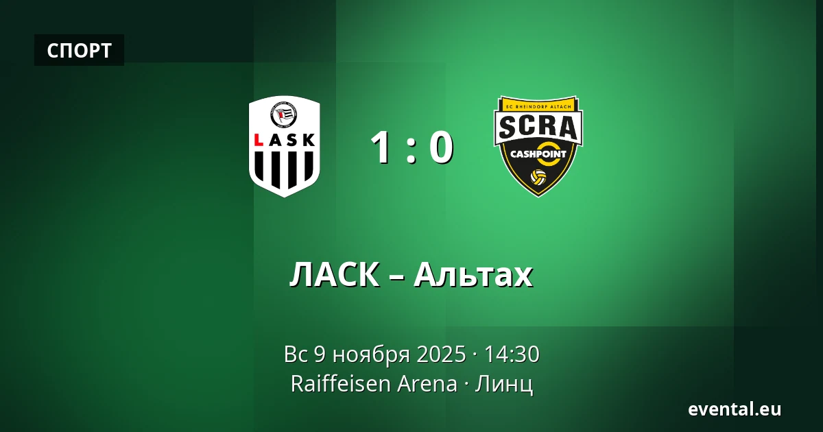 ЛАСК – Альтах — Raiffeisen Arena, Линц