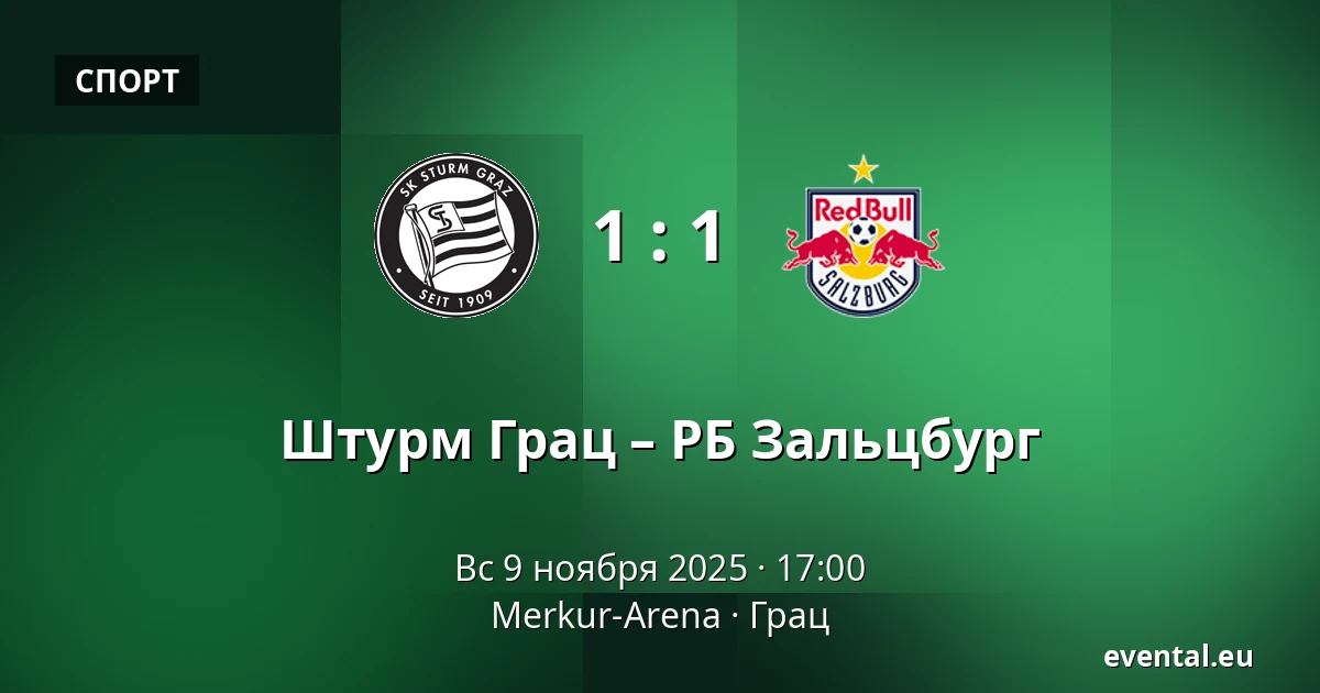 Штурм Грац – РБ Зальцбург — Merkur-Arena, Грац