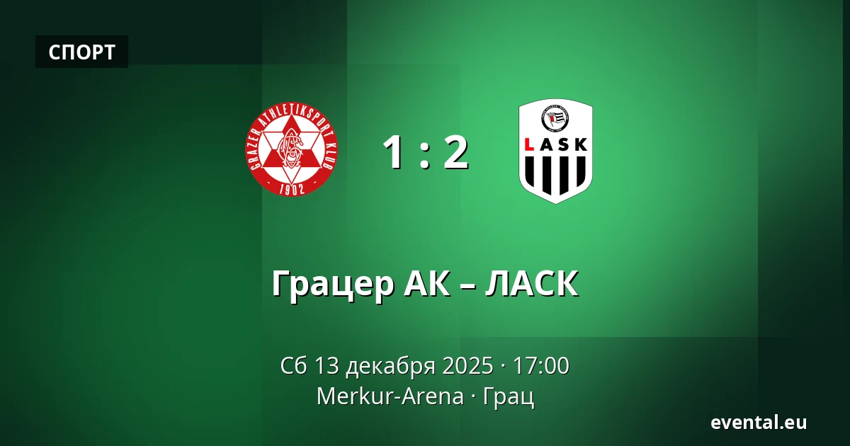 Грацер АК – ЛАСК — Merkur-Arena, Грац