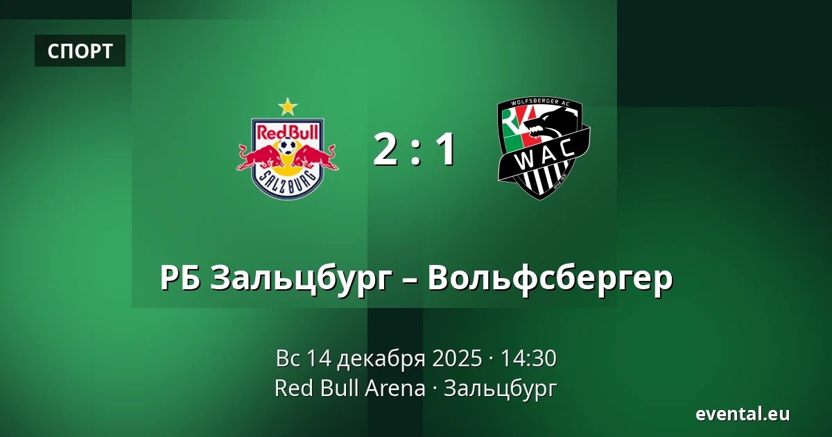 РБ Зальцбург – Вольфсбергер — Red Bull Arena, Зальцбург