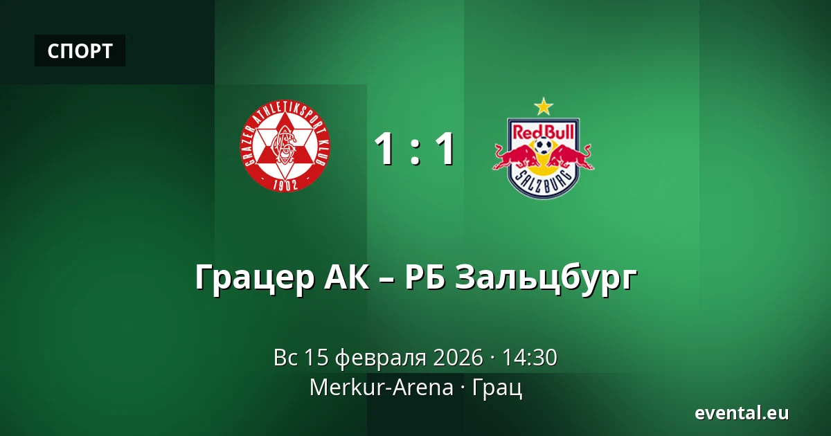 Грацер АК – РБ Зальцбург — Merkur-Arena, Грац