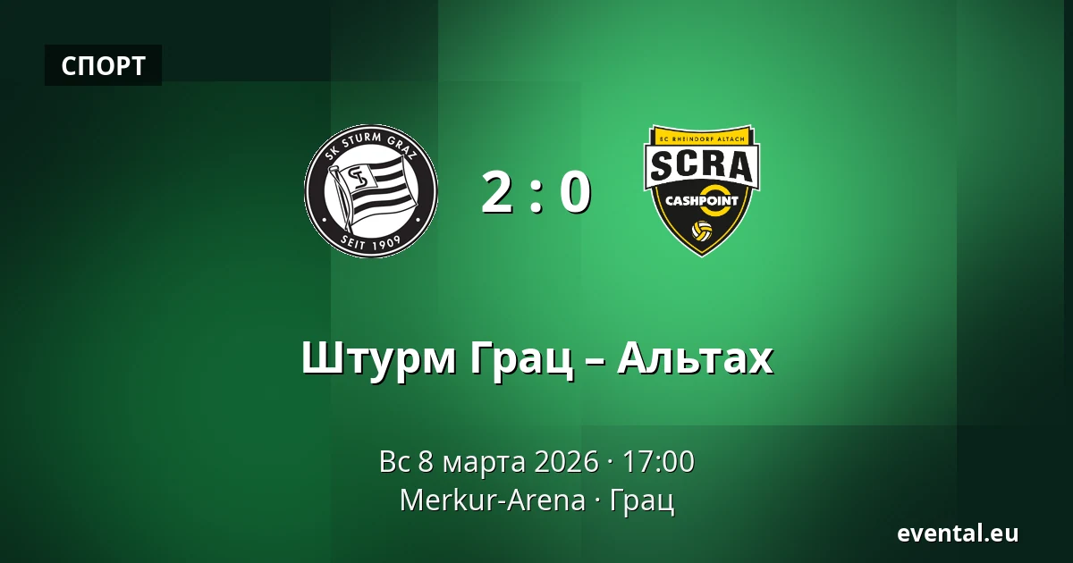 Штурм Грац – Альтах — Merkur-Arena, Грац
