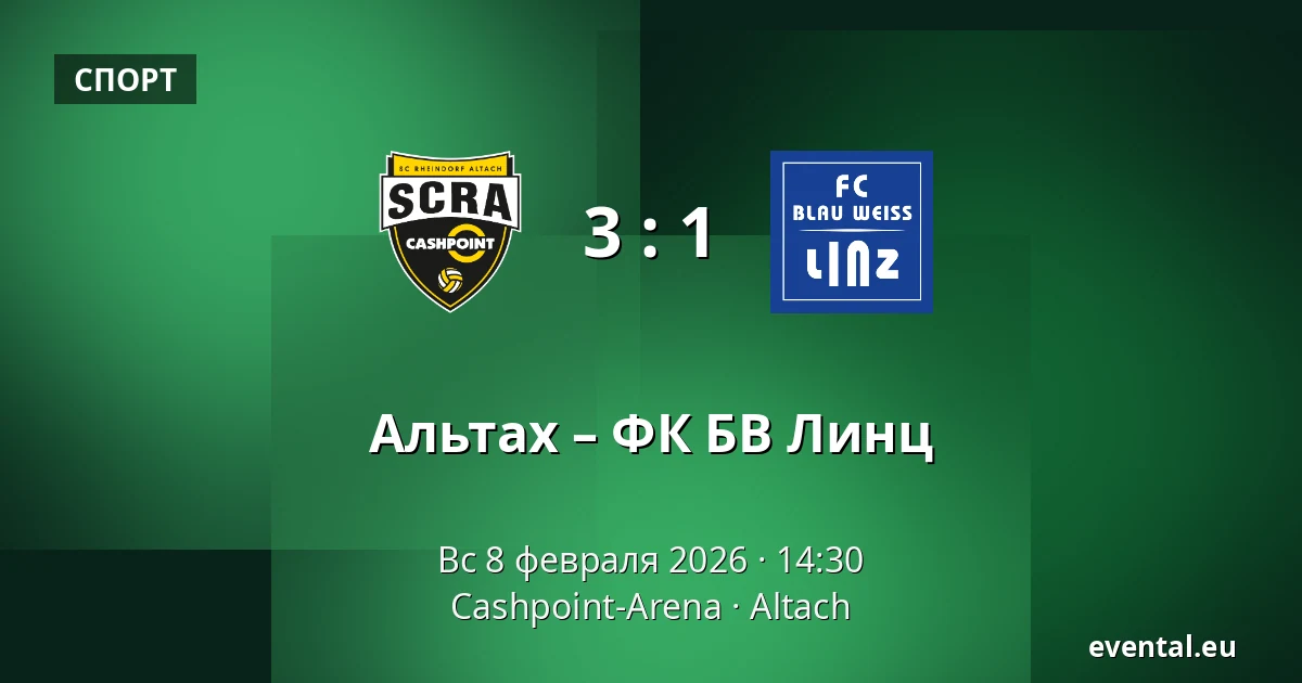 Альтах – ФК БВ Линц — Cashpoint-Arena, Altach