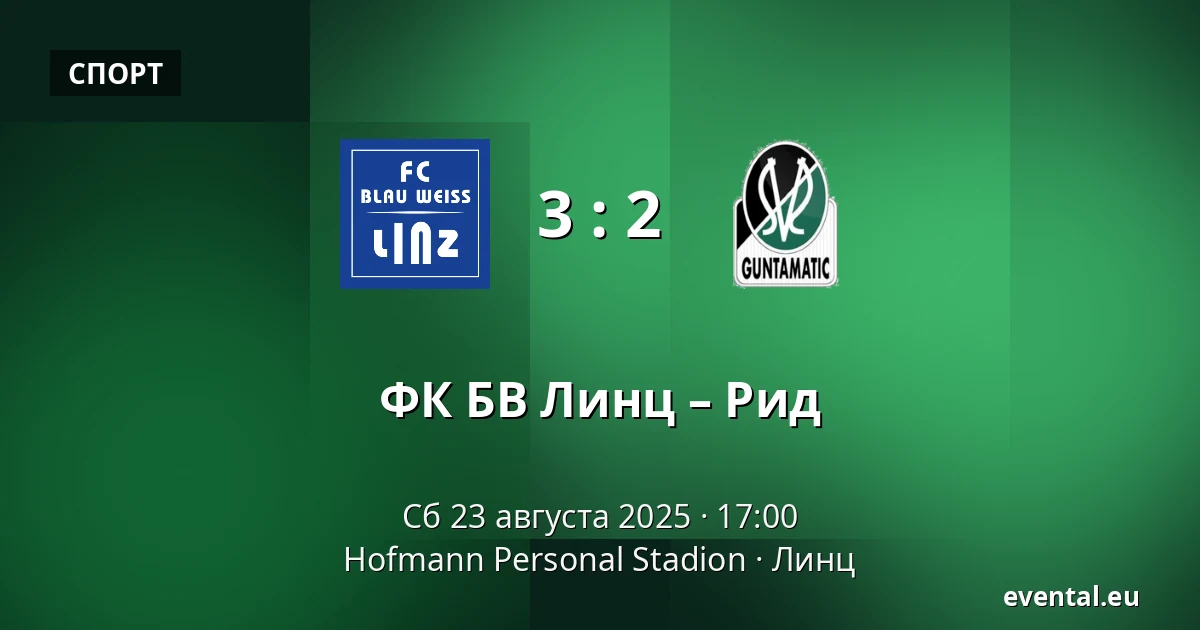 ФК БВ Линц – Рид — Hofmann Personal Stadion, Линц