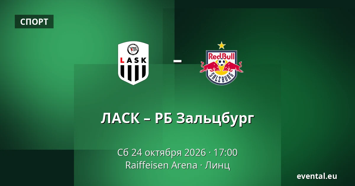ЛАСК – РБ Зальцбург — Raiffeisen Arena, Линц