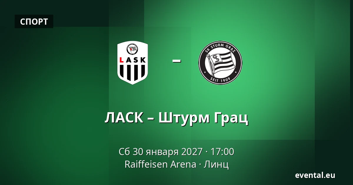 ЛАСК – Штурм Грац — Raiffeisen Arena, Линц