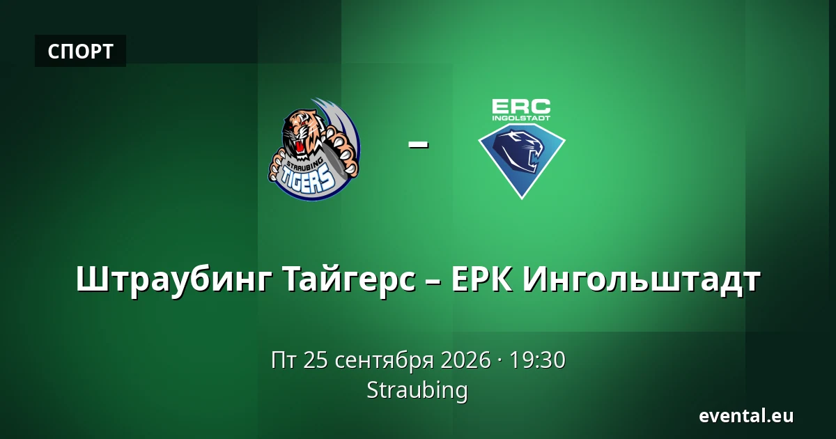 Straubing Tigers – ERC Ingolstadt — Straubing