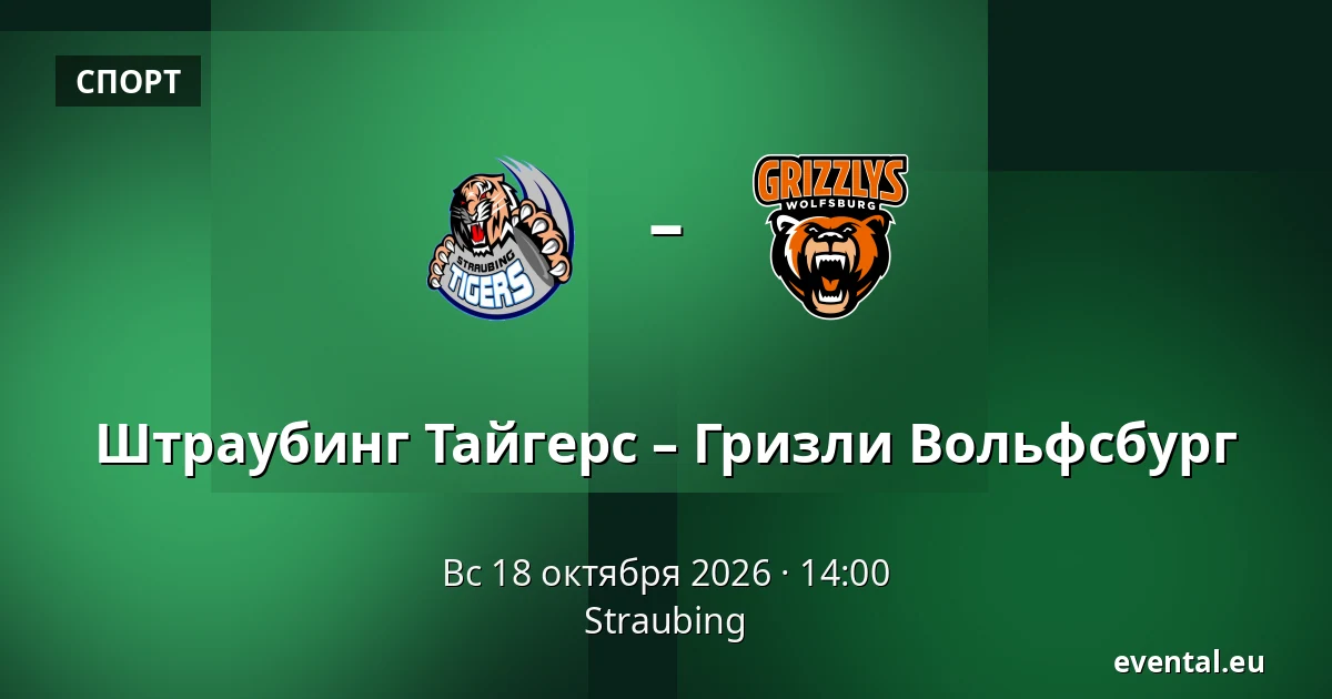 Штраубинг Тайгерс – Гризли Вольфсбург — Straubing