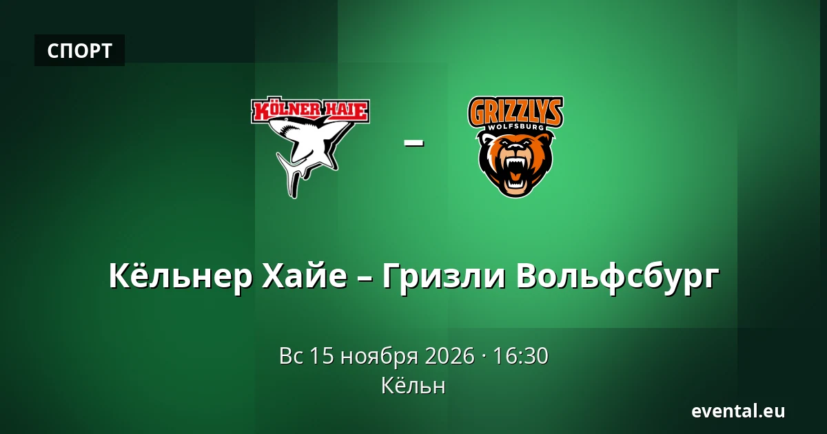 Kolner – Grizzly Wolfsburg — Кёльн