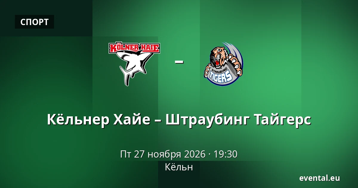 Кёльнер Хайе – Штраубинг Тайгерс — Кёльн