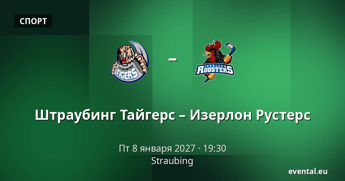 Штраубинг Тайгерс – Изерлон Рустерс — Straubing