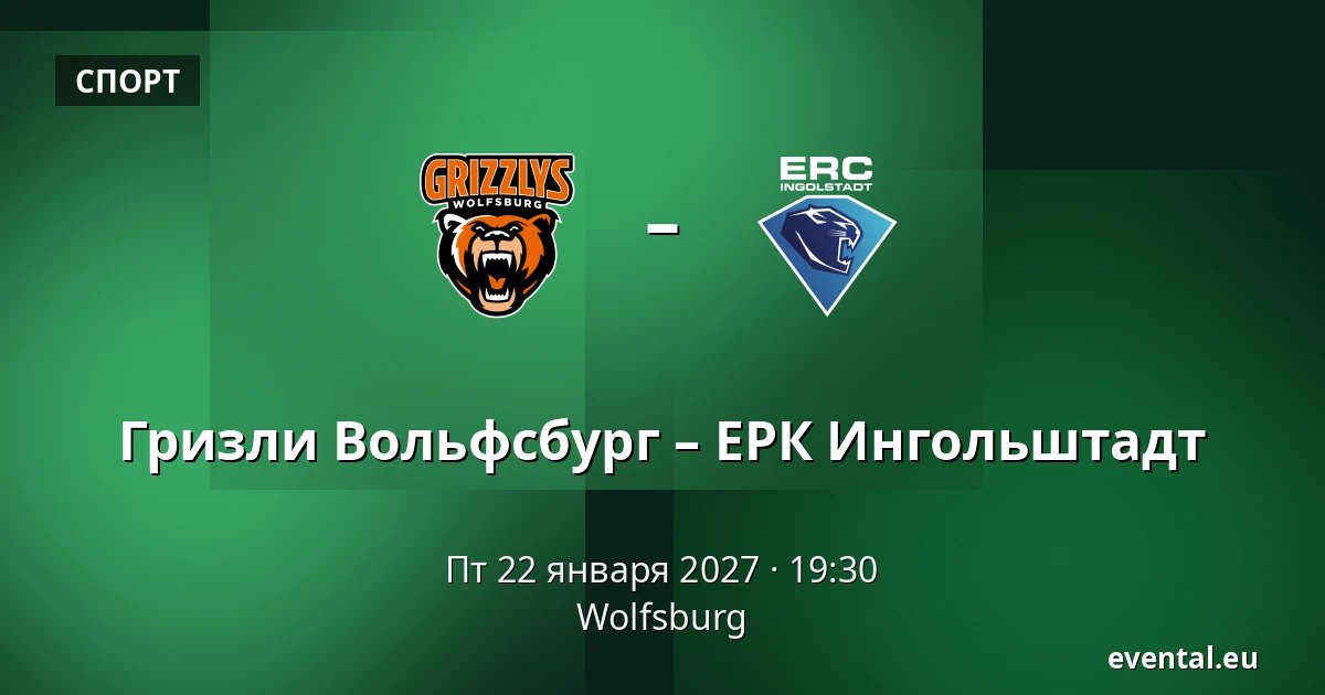 Гризли Вольфсбург – ЕРК Ингольштадт — Wolfsburg