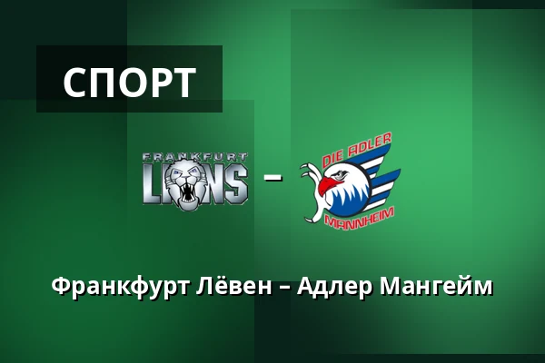 Франкфурт Лёвен – Адлер Мангейм — Франкфурт-на-Майне