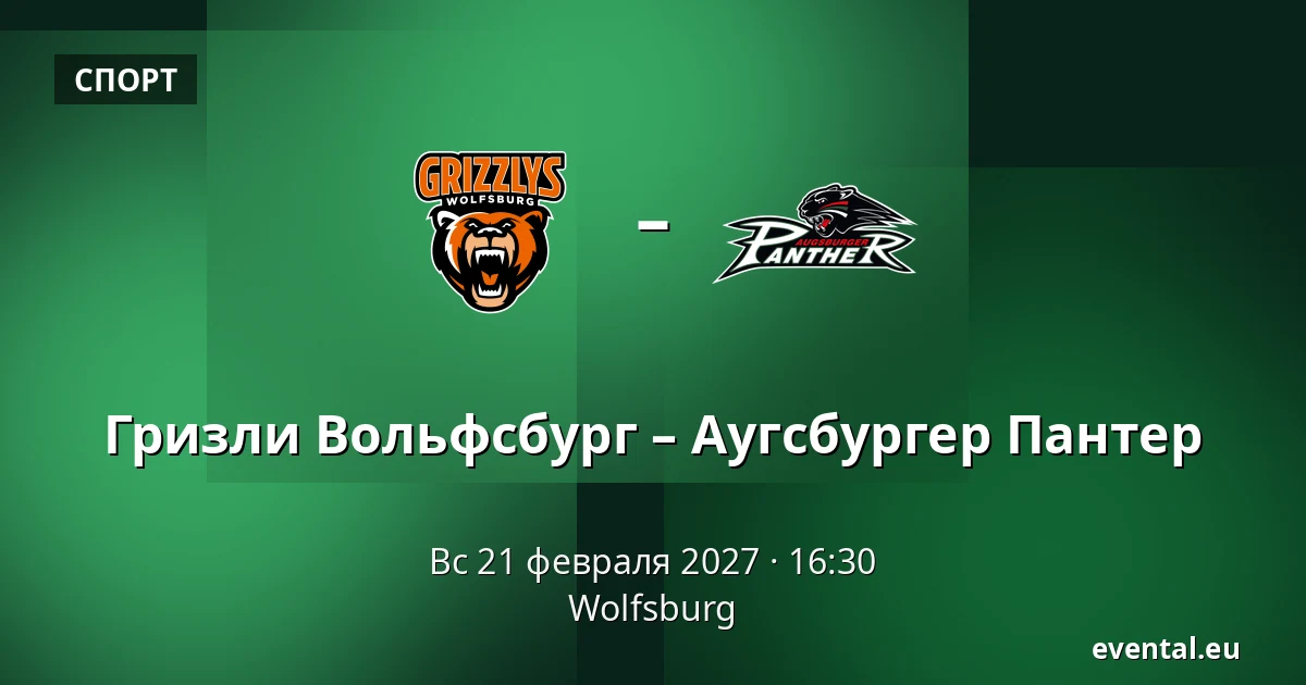 Гризли Вольфсбург – Аугсбургер Пантер — Wolfsburg