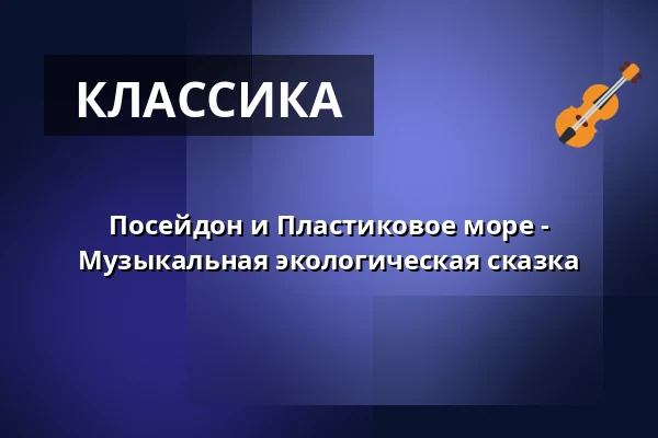 Посейдон и Пластиковое море - Музыкальная экологическая сказка — Stadthalle Eislingen, Eislingen