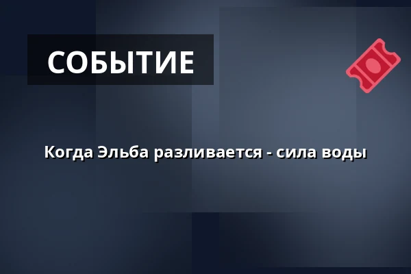 Когда Эльба разливается - сила воды — Altonaer Fischauktionshalle, Гамбург