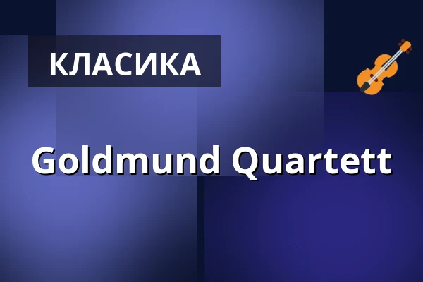 Goldmund Quartett — Bürgersaal Stadtbergen, Stadtbergen