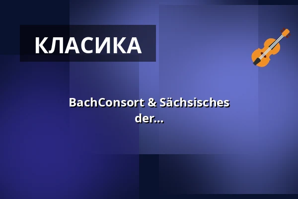 BachConsort & Sächsisches Barockorchester - "Magnificat - Lobgesang der Maria" - твори Баха, Шютца, Телемана і Кребса — Evangelische Kirche Binz, Binz