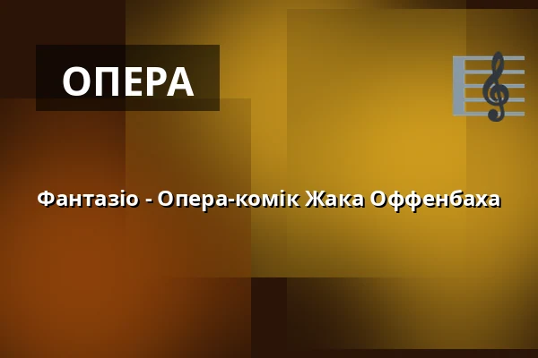 Фантазіо - Опера-комік Жака Оффенбаха — Theater am Hagen, Straubing