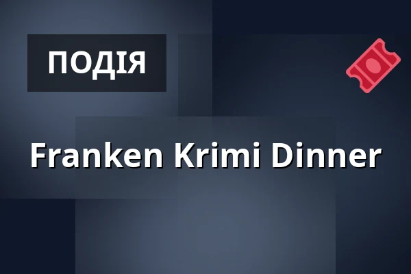 Franken Krimi Dinner — Grüner Baum Fürth, Fürth