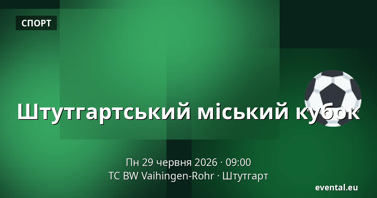 Штутгартський міський кубок — TC BW Vaihingen-Rohr, Штутгарт