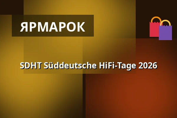 SDHT Süddeutsche HiFi-Tage 2026 — Le Méridien Stuttgart, Штутгарт