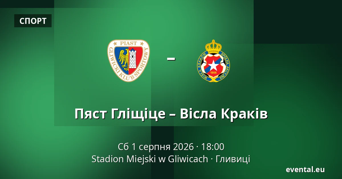 Пяст Гліщіце – Вісла Краків — Stadion Miejski w Gliwicach, Гливиці