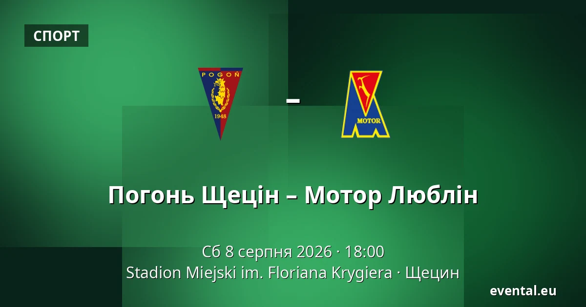 Погонь Щецін – Мотор Люблін — Stadion Miejski im. Floriana Krygiera, Щецин