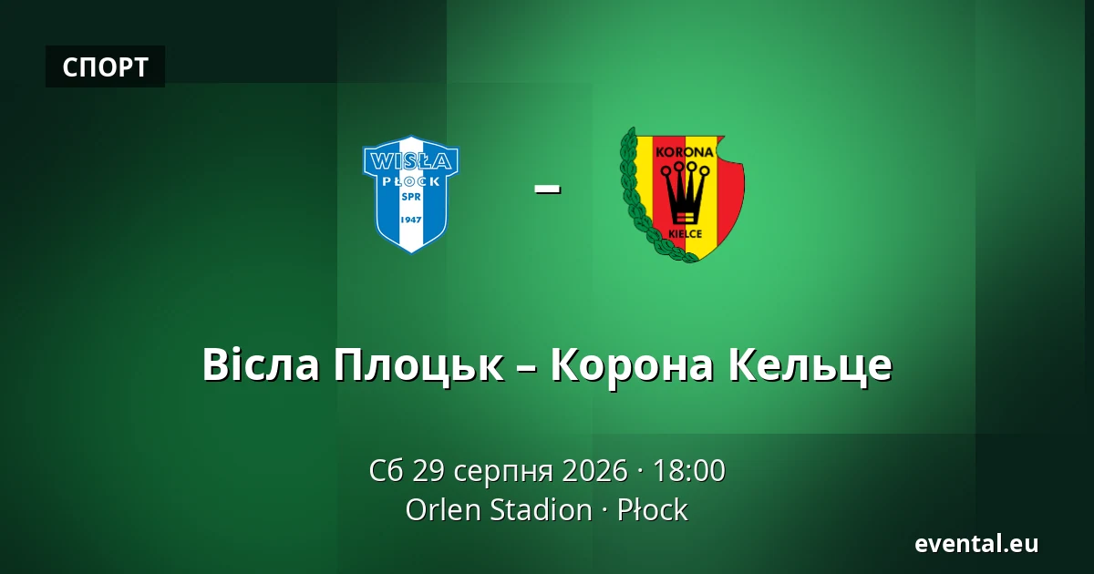 Вісла Плоцьк – Корона Кельце — Orlen Stadion, Płock