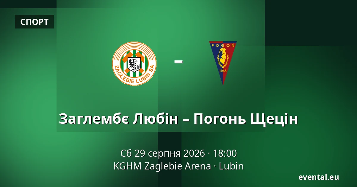 Заглембє Любін – Погонь Щецін — KGHM Zaglebie Arena, Lubin