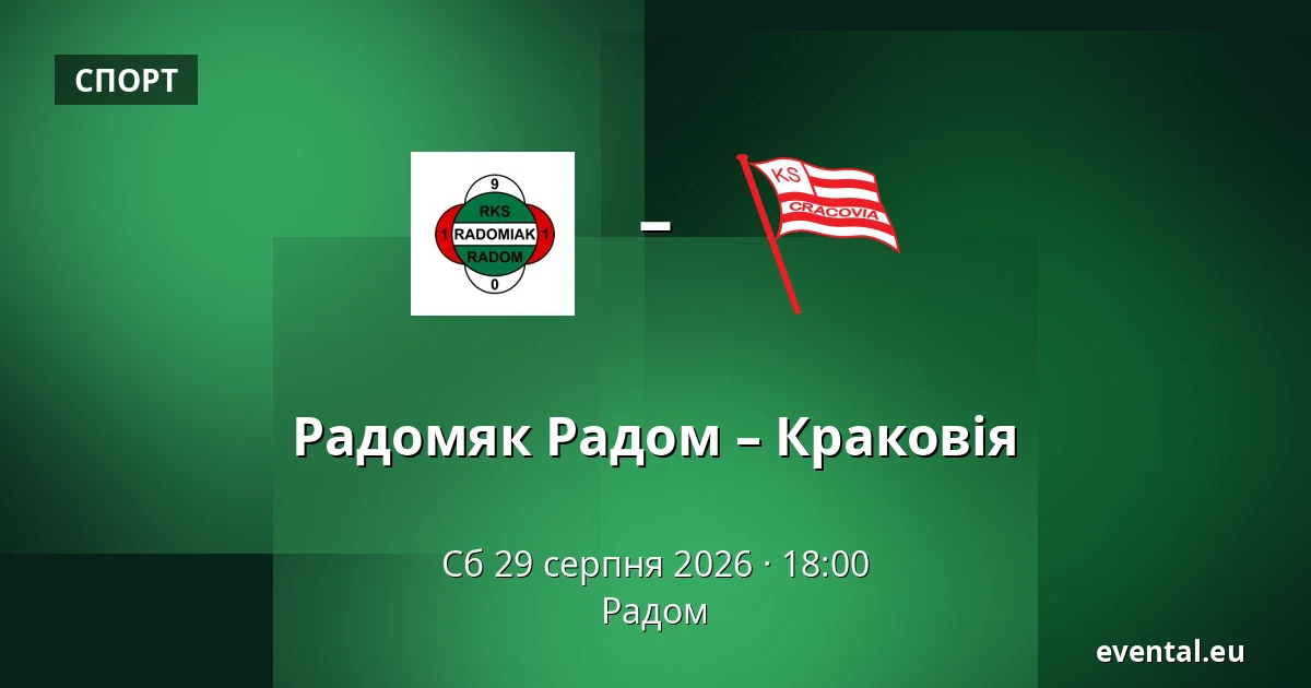 Радомяк Радом – Краковія — Радом
