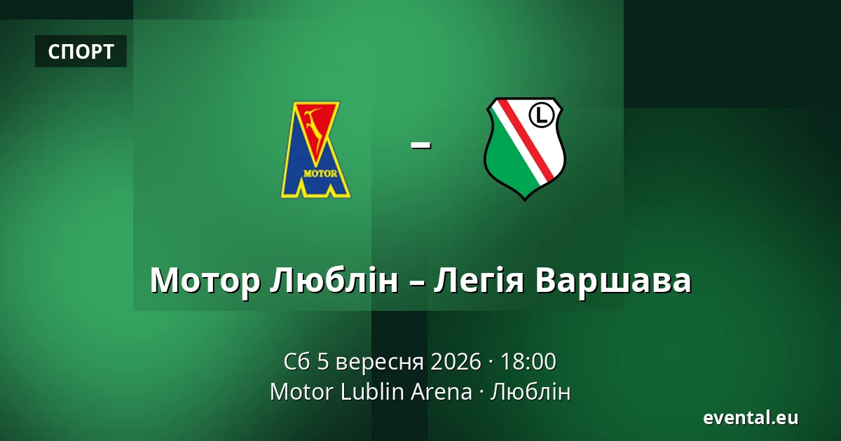Мотор Люблін – Легія Варшава — Motor Lublin Arena, Люблін
