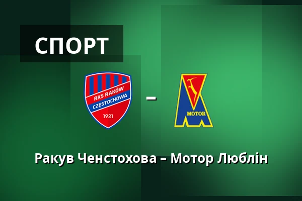 Ракув Ченстохова – Мотор Люблін — zondacrypto Arena, Ченстохова