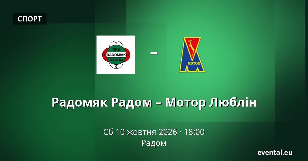 Радомяк Радом – Мотор Люблін — Радом