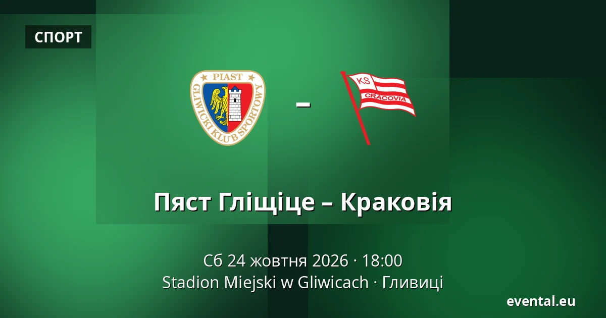 Пяст Гліщіце – Краковія — Stadion Miejski w Gliwicach, Гливиці